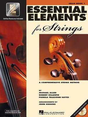 Essential Elements for Strings Book 1 with Eei Cello Sheet Music and Online Audio Hal Leonard [With CD and DVD]