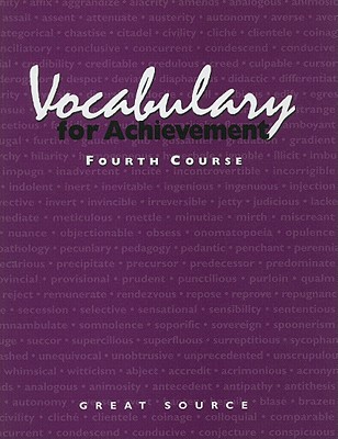 Vocabulary for Achievement: Course 4