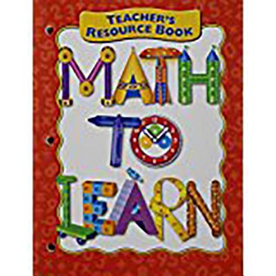 Math to Learn: A Teacher's Resource Book