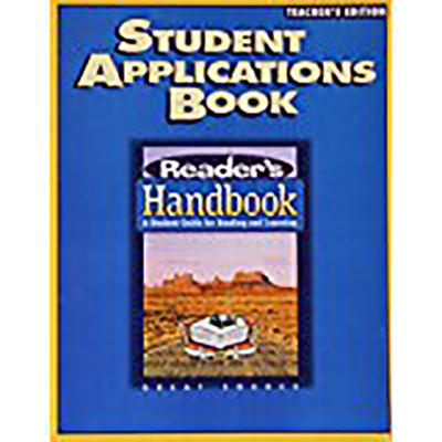 Image for Student Application Book Reader's Handbook: A Student guide for Reading and Learning; Guide Grade 9