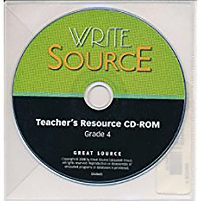 Write Source: Teacher's Resource CD-ROM, Grade 4