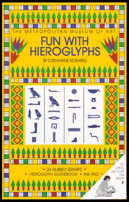 Fun with Hieroglyphs: 24 Rubber Stamps, Hieroglyph Guidebook, Ink Pad (Box Set) (The Metropolitan Museum of Art)