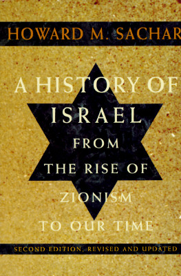 Image for A History of Israel: From the Rise of Zionism to Our Time (Second Edition, Revised and Updated) (v. 1)