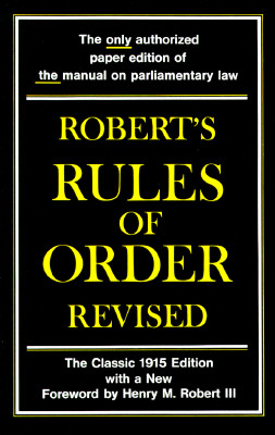 Scott, Foresman Robert's Rules of or
