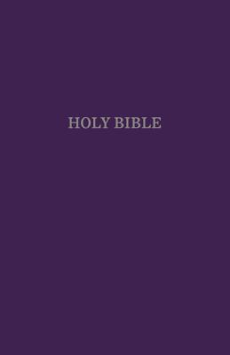 KJV Holy Bible: Gift and Award, Purple Leather-Look, Red Letter, Comfort Print: King James Version