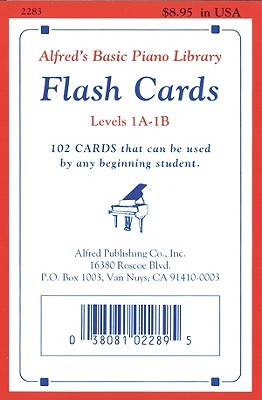 Image for ALFRED'S BASIC PIANO LIBRARY FLASH CARDS LEVELS 1A - 1B 102 CARDS THAT CAN BE USED BY ANY BEGINNING STUDENT