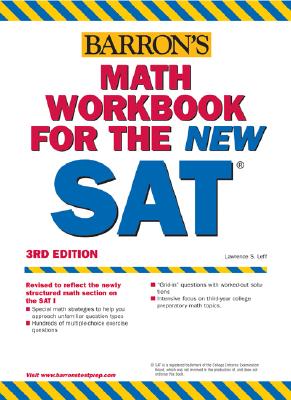 Image for Math Workbook for the New SAT (BARRON'S MATH WORKBOOK FOR THE SAT I)