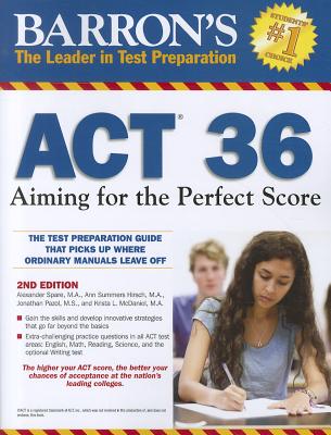 Image for Barron's Act 36: Aiming for the Perfect Score Barron's Act 36: Aiming for the Perfect Score
