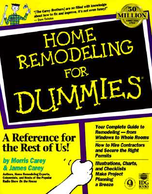 Home Remodeling for Dummies (For Dummies Series)
