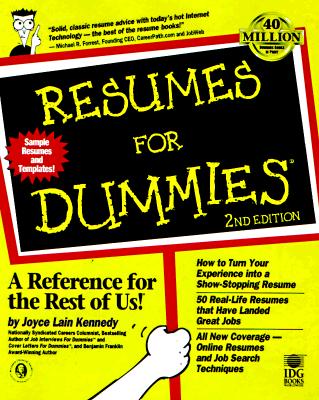 Image for Resumes For Dummies Resumes For Dummies