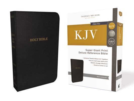 Image for KJV Deluxe Reference Bible Super Giant Print Imitation Leather Black Red Letter Edition