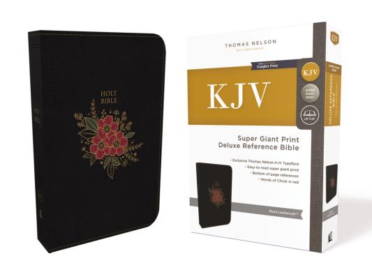 Image for KJV Deluxe Reference Bible Super Giant Print Imitation Leather Black Red Letter Edition