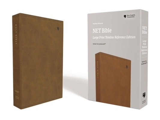 Image for NET Bible, Thinline Reference, Large Print, Leathersoft, Brown, Comfort Print: Holy Bible