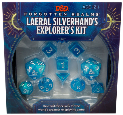 Image for D&D Forgotten Realms Laeral Silverhand's Explorer's Kit (D&D Tabletop Roleplaying Game Dice)
