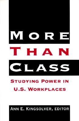 Image for More Than Class: Studying Power in U.S. Workplaces (SUNY Series in the Anthropolgy of Work) (Suny Series in the Anthropology of Work)