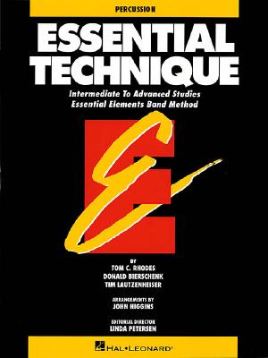 ESSENTIAL TECHNIQUE ORIGINAL SERIES (BLACK) PERCUSSION INTERMEDIATE/ADVANCED STUDIES