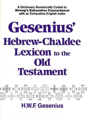 Image for Gesenius' Hebrew and Chaldee Lexicon to the Old Testament