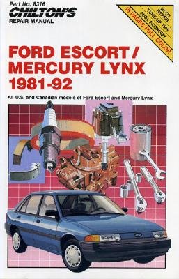 Image for CHILTON'S FORD ESCORT AND MERCURY LYNX 1981-92 REPAIR MANUAL