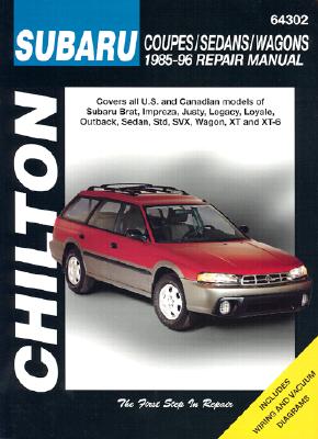 Subaru: Coupes/Sedans/Wagons 1985-96 (Chilton's Total Car Care Repair Manual)