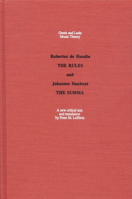 The Rules and the Summa (Greek and Latin Music Theory)