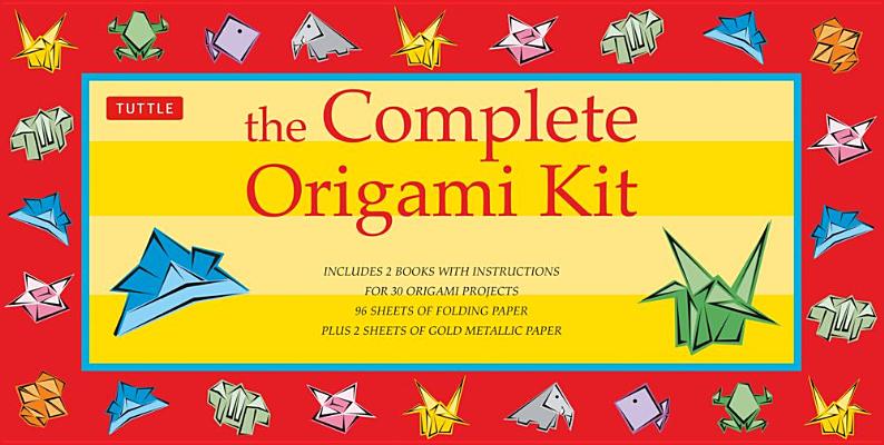 Image for The Complete Origami Kit: Kit with 2 Origami How-to Books, 98 Papers, 30 Projects: This Easy Origami for Beginners Kit is Great for Both Kids and Adults