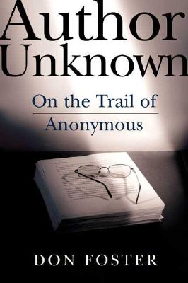 Image for Author Unknown: On the Trail of Anonymous