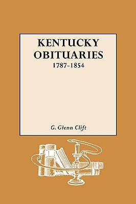 Image for Kentucky Obituaries, 1787-1854