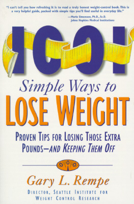 Image for 1001 Simple Ways to Lose Weight: Proven Tips for Losing Those Extra Pounds-- And Keeping Them of