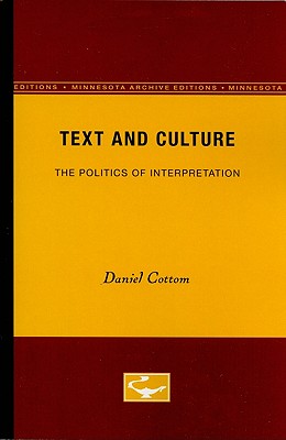 Text & Culture (Theory and History of Literature)