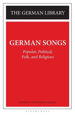 Image for German Songs: Popular, Political, Folk, and Religious (German Library)