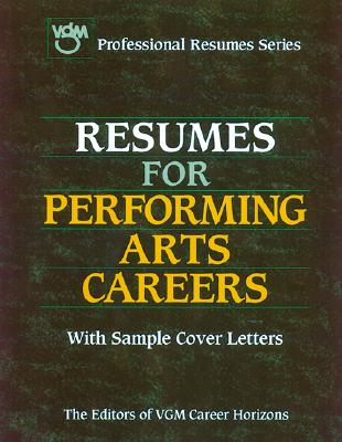Image for RESUMES FOR PERFORMING ARTS CAREERS