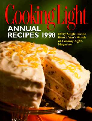 Image for Cooking Light : Annual Recipes 1998 (Serial)