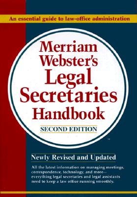 Image for Merriam-Webster's Legal Secretaries Handbook Merriam-Webster's Legal Secretaries Handbook