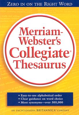 Image for Merriam Webster's Collegiate Thesaurus