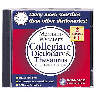 Merriam-Webster's Collegiate Dictionary & Thesaurus, Electronic Edition