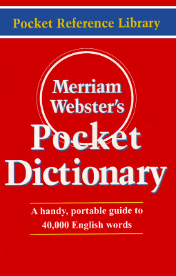 Image for Merriam-Webster's Pocket Dictionary (Pocket Reference Library)