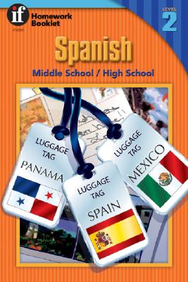 Spanish Homework Booklet, Middle School / High School, Level 2 (Spanish and English Edition)