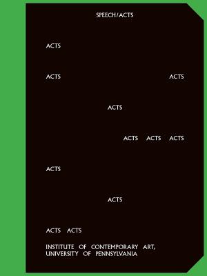Speech/Acts (INSTITUTE OF CO)
