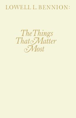 Image for The things that matter most