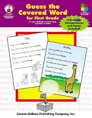 Guess the Covered Word for First Grade