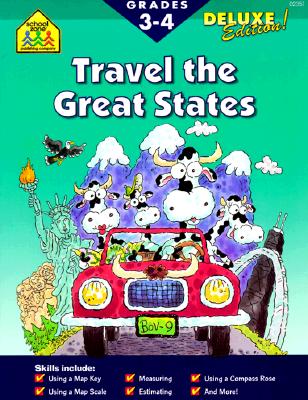 Image for School Zone - Travel the Great States Workbook - 64 Pages, Ages 8 and Up, Geography, Maps, United States, and More (School Zone Activity Zone Workbook Series)