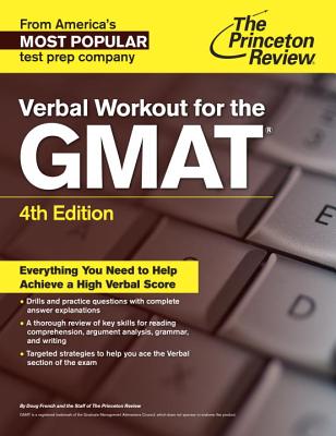 Image for Verbal Workout for the GMAT, 4th Edition (Graduate School Test Preparation) Verbal Workout for the GMAT, 4th Edition (Graduate School Test Preparation)