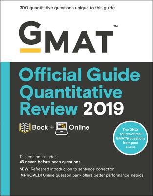 Image for GMAT Official Guide Quantitative Review 2019: Book + Online