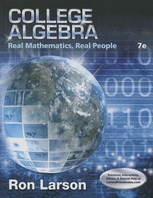 College Algebra: Real Mathematics, Real People