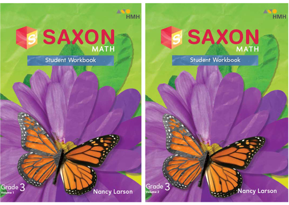 Saxon Math Student Workbook Set Grade 3, VOLUMES 1 & 2