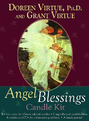 Angel Blessings Candle Kit [With Informatice Guidebook, Handy Journal and 14 Colored Candles, 2 Angel Candleholders and CD]