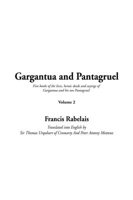 Gargantua and Pantagruel