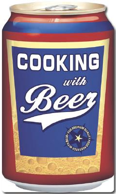 Cooking With Beer: For Premium Quality Food Prepared With Beer (Shaped Cookbook)