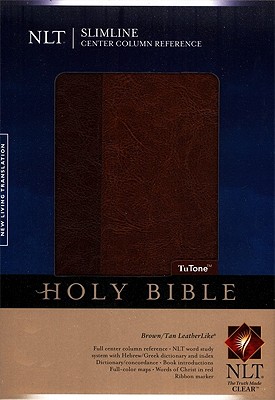Image for Slimline Center Column Reference Bible NLT, TuTone (Slimline Reference: Nltse)