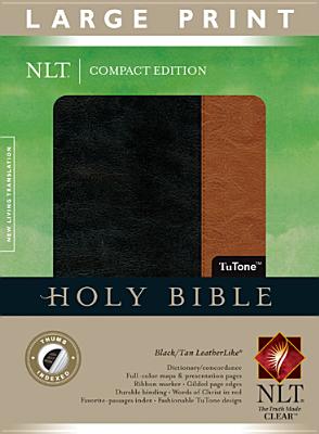 Compact Edition Bible NLT, Large Print, TuTone Image for Compact Edition Bible NLT, Large Print, TuTone